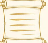 Schriftrolle als Illustration für die Form The Poem (das Daoyin-Gedicht)